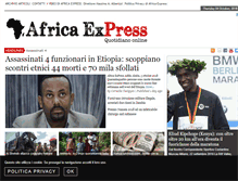 Tablet Screenshot of africa-express.info